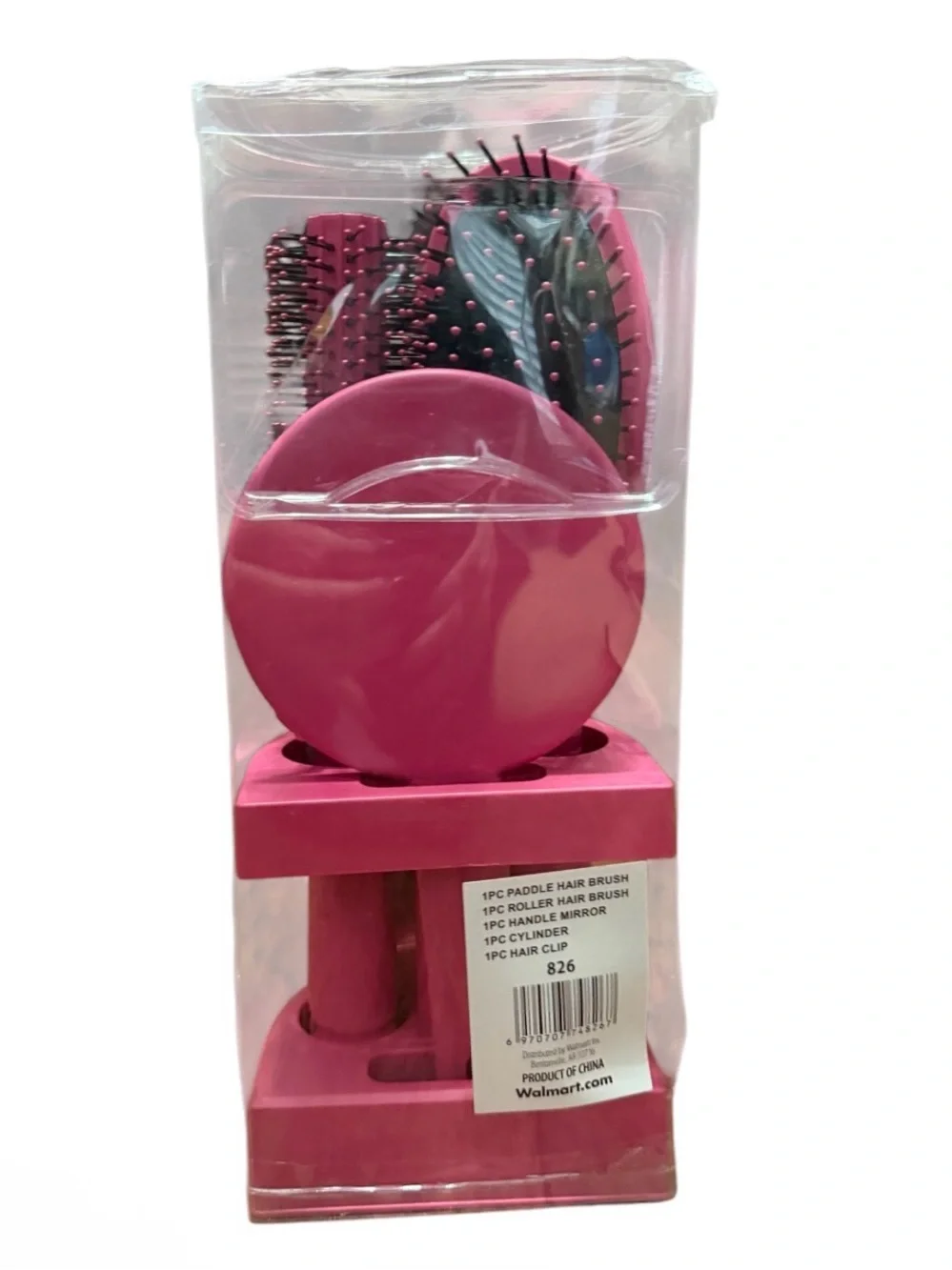 Pink Women’s 5-Piece Hair Brush Set new